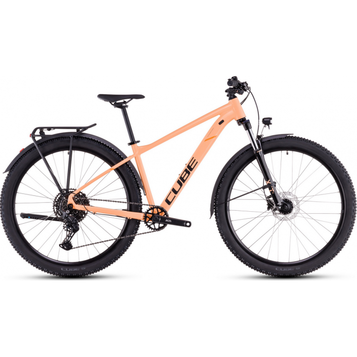 Dviratis CUBE Aim Race Allroad 29 tangerine'n'black 2025 Dviratis CUBE Aim Race Allroad 29 tangerine'n'black 2025