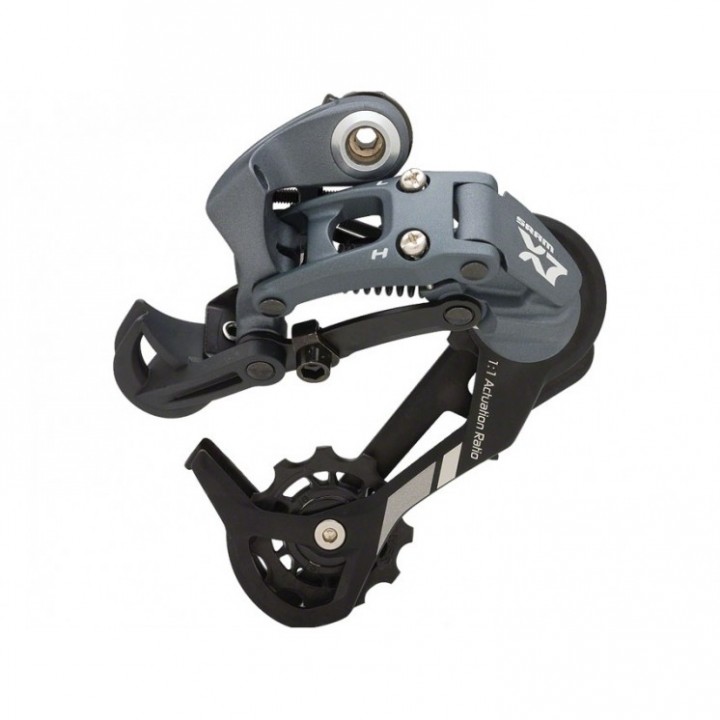 Galinis pavarų perjungėjas SRAM X7 Long cage, 9 pavarų