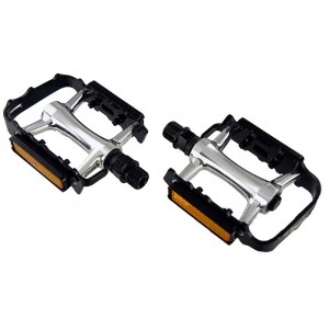 Pedalai Wellgo M20 Silver/Black kalnų (MTB)