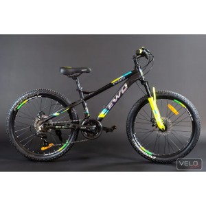 Dviratis Ewo react S4200 24’’ Black Yelow
