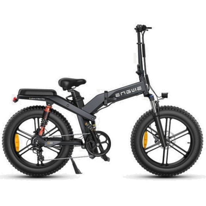 Elektrinis sulankstomas dviratis ENGWE X20 750W 22.2 AH juodas Elektrinis sulankstomas dviratis ENGWE X20 750W 22.2 AH juodas
