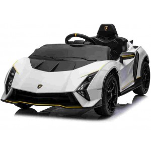 Elektromobilis vaikams Lamborghini Invencible baltas 4 x 35w