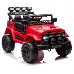 Elektromobilis visureigis CLIMBER raudonas 4x4