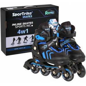 Riedučiai 4 in 1 Sportrike mėlyna 34 - 38
