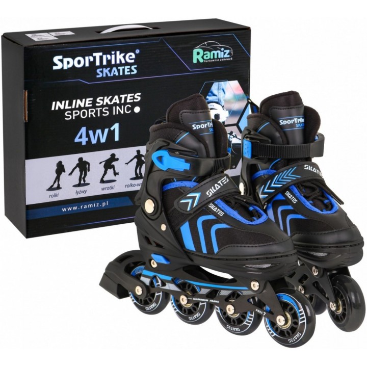 Riedučiai 4 in 1 Sportrike mėlyna 34 - 38 Riedučiai 4 in 1 Sportrike mėlyna 34 - 38