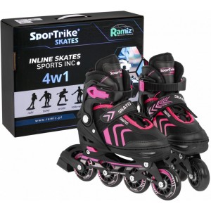 Riedučiai 4 in 1 Sportrike rožinis 34 - 38