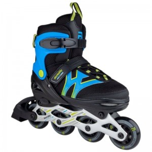 Riedučiai Skatelife Motion Adjustable Black/Blue 26-29