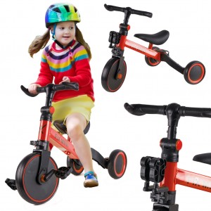 Triratukas Trike Fix Mini 3 in 1 raudonas
