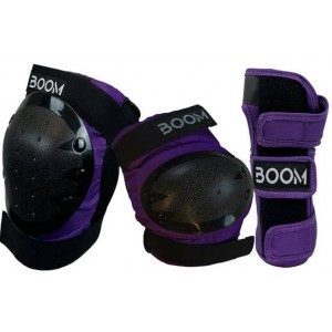 Apsaugų rinkinys Boom Classic Tripple Purple M