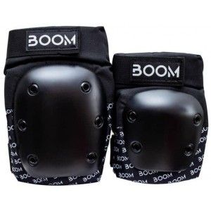 Apsaugos kelių alkūnių Boom Basic Double Black M