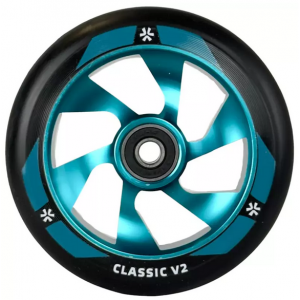Ratukas UNION Classic V2 Pro Scooter 110mm Black Polisched Teal
