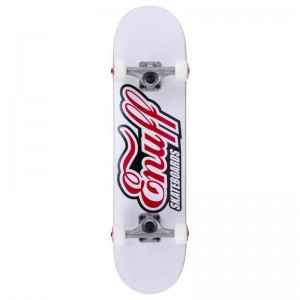 Riedlentė Enuff Classic Logo Complete Skateboards White 7.75 x 31.5