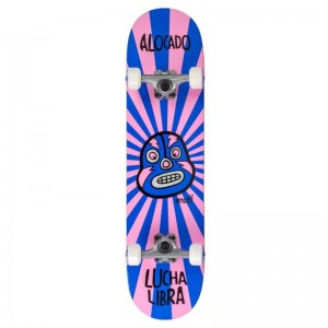 Riedlentė Enuff Lucha Libre Mini Complete Skateboard Pink/Blue 7.25 x 29.5